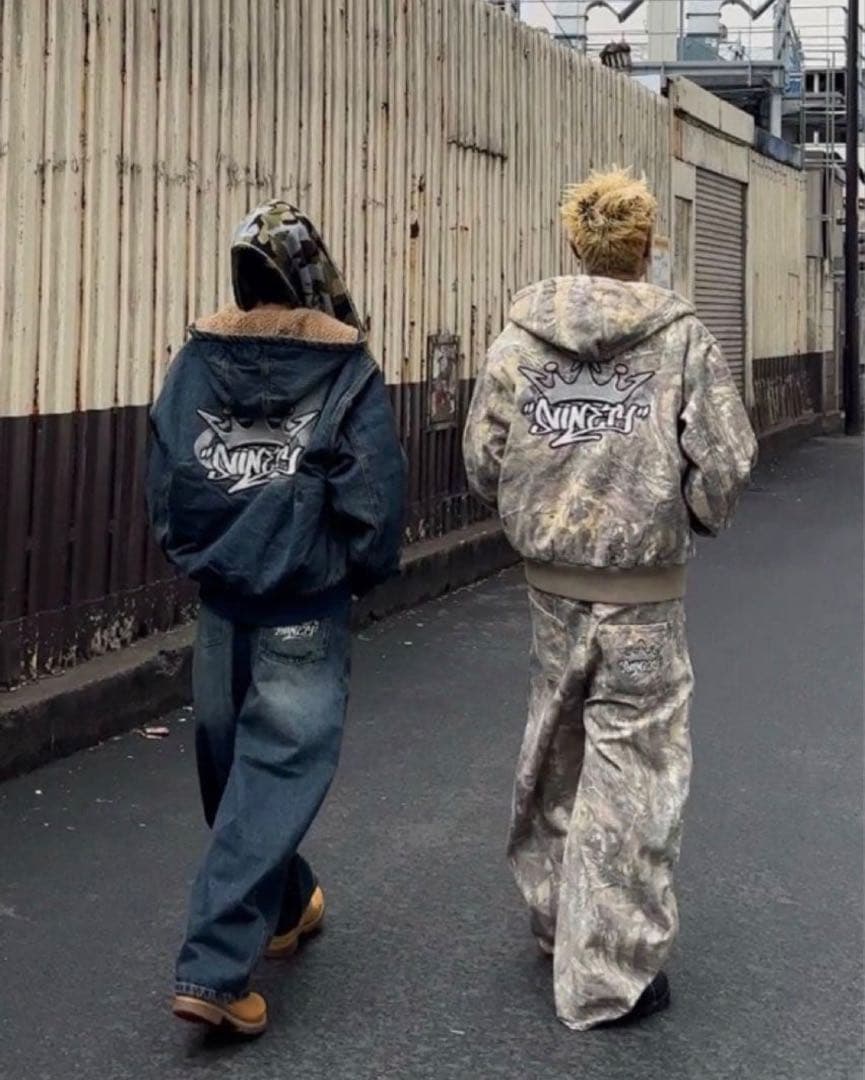 9090 King Logo Zip Hoodie (ボアタイプ)