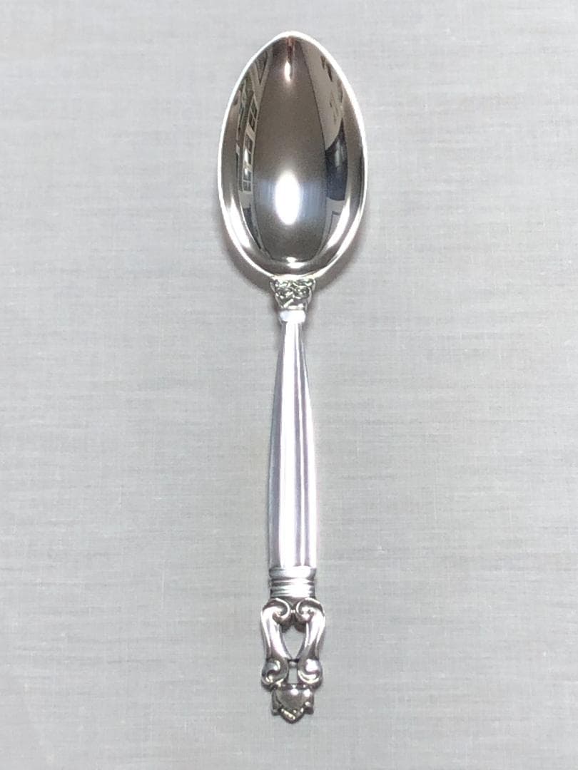 美品 ジョージジェンセン ACORN ディナースプーン STERLING ①