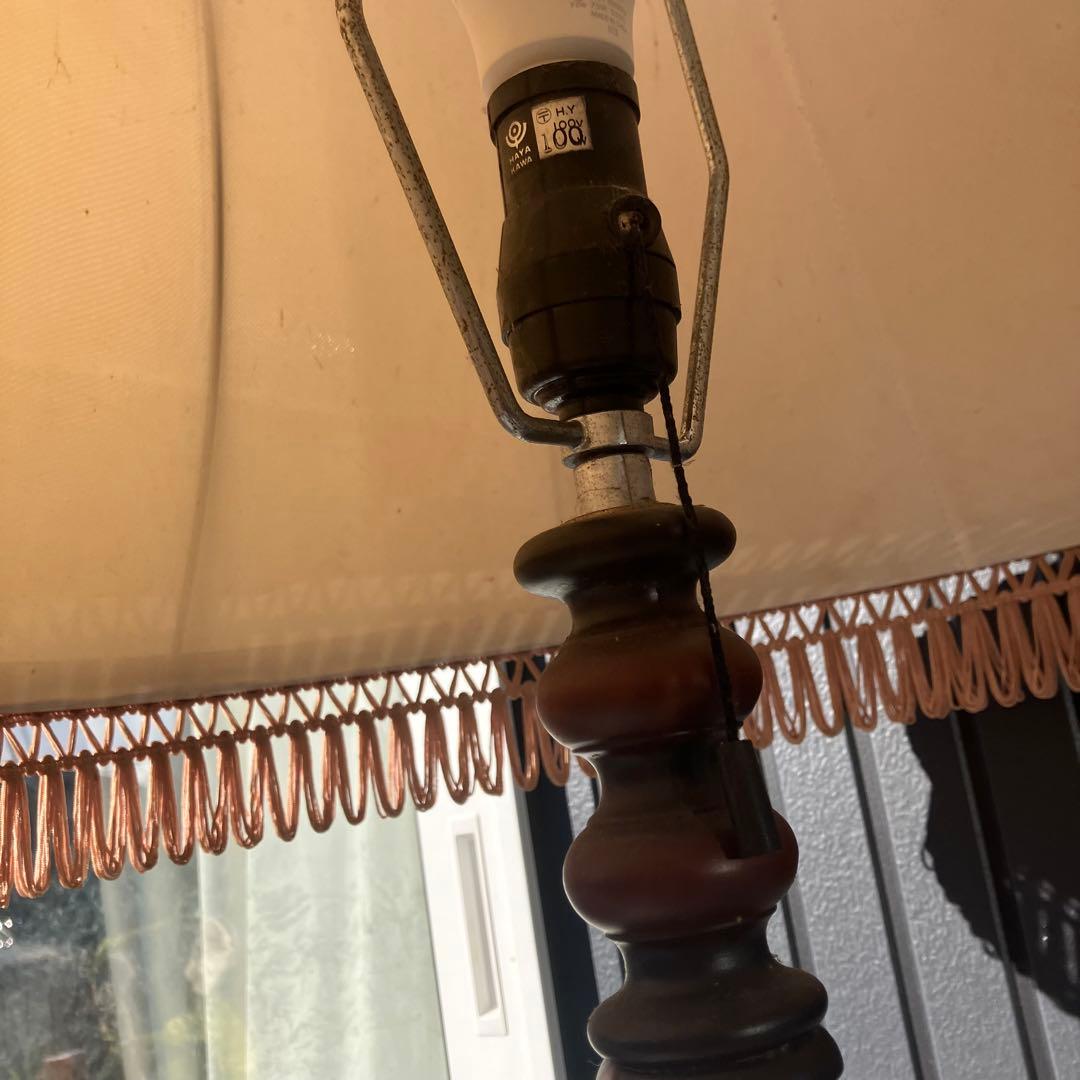 昭和レトロ スタンドライト フリンジシェードランプ フロアライト フロアスタンド