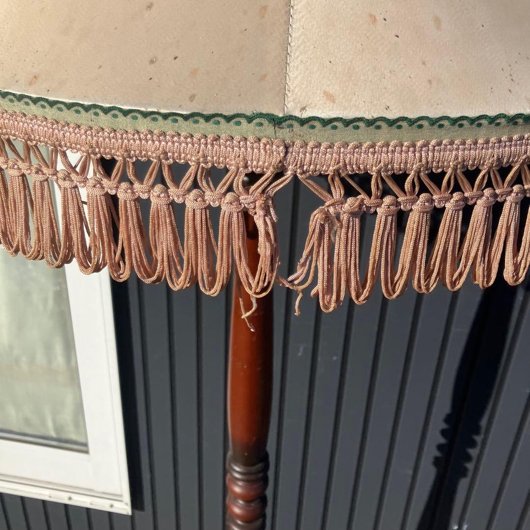 昭和レトロ スタンドライト フリンジシェードランプ フロアライト フロアスタンド