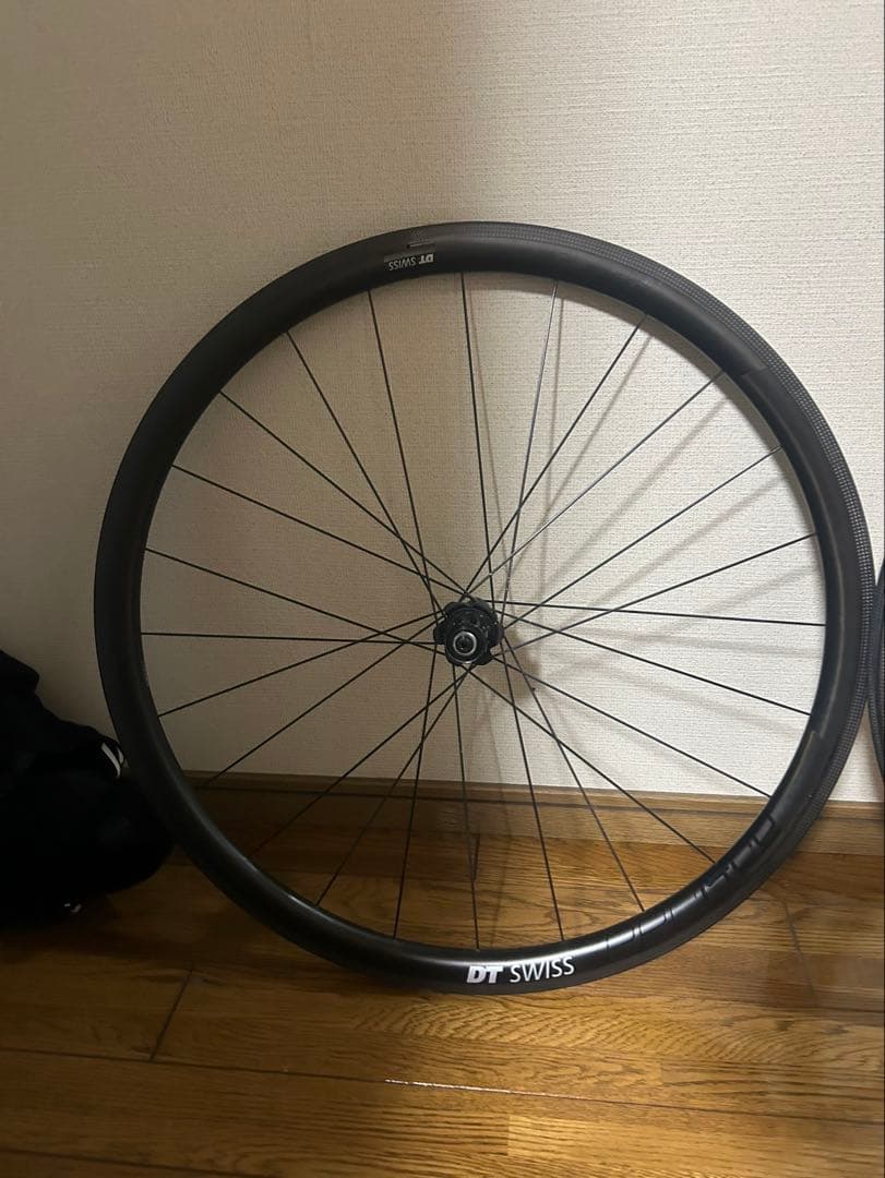 dt swissスプラインPRC1400カーボンホイールセットフロントジャンク