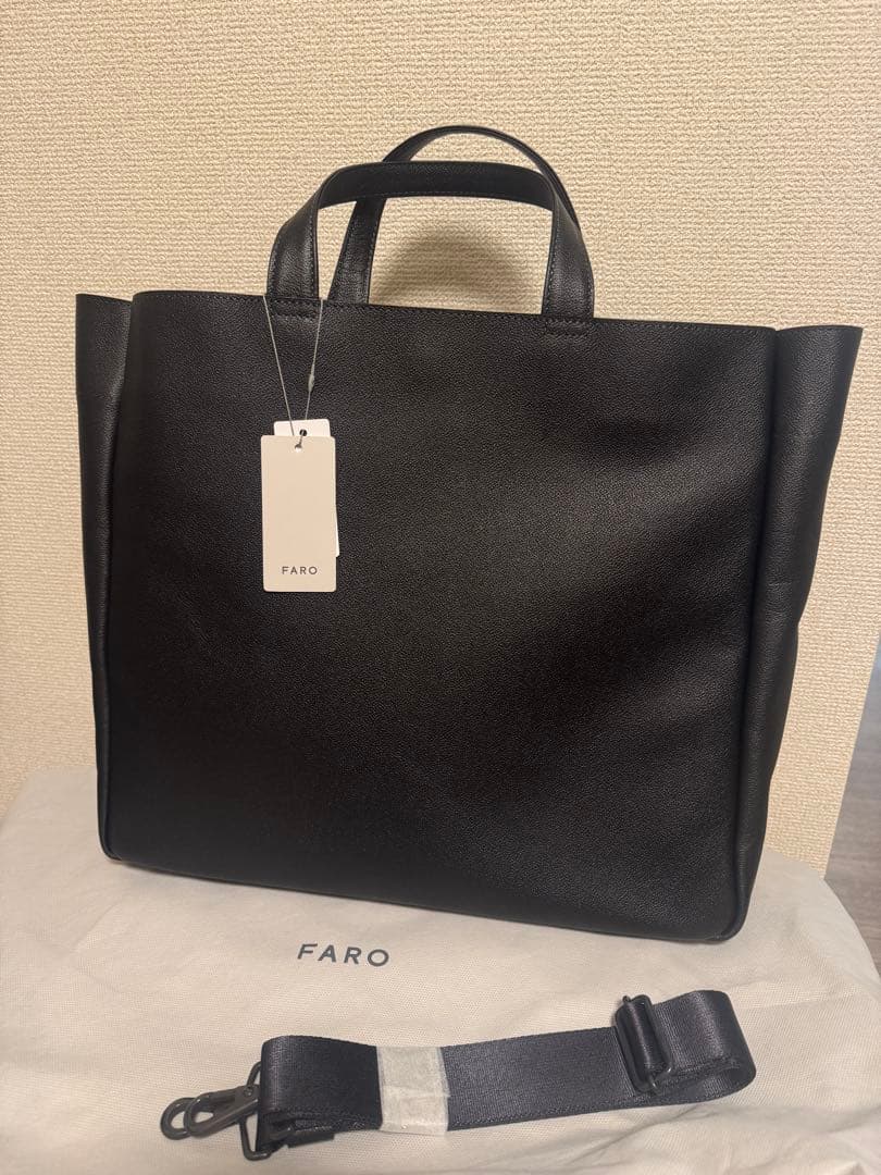 FARO Urban Square Tote3 BLACK トートバッグ