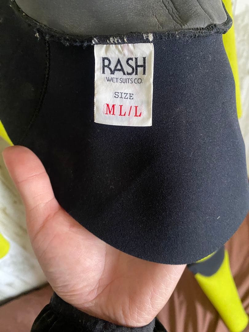 RASH ウェットスーツ　ブラック/グレー