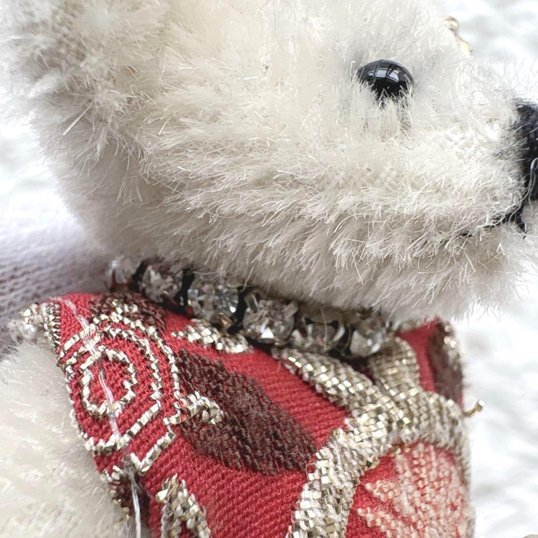 入手困難✨PRADA　テディベア　ベアチャーム　キーホルダー　ラインストーン