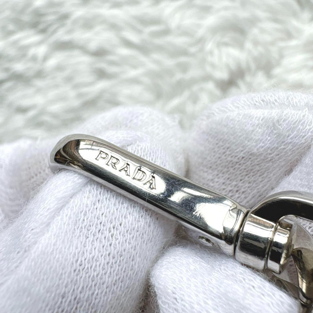 入手困難✨PRADA　テディベア　ベアチャーム　キーホルダー　ラインストーン