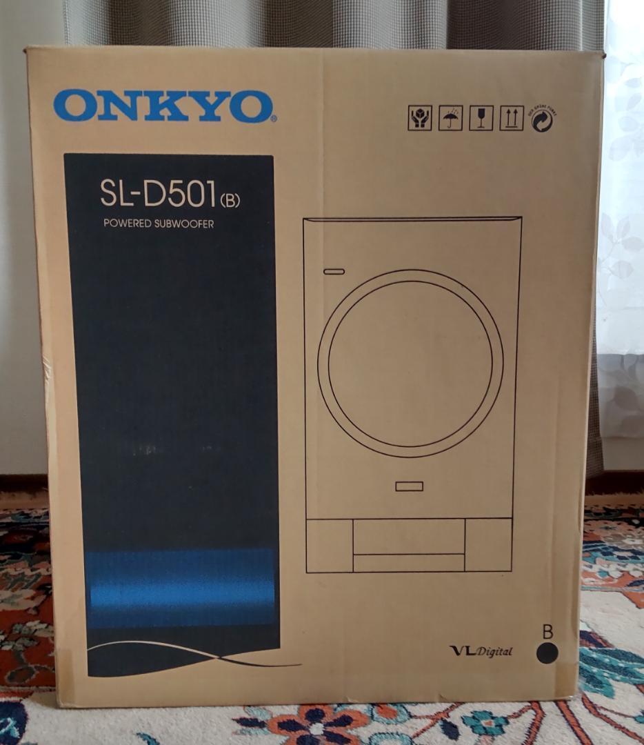 ONKYO オンキョー アンプ内蔵サブウーファー SL-D501(B)
