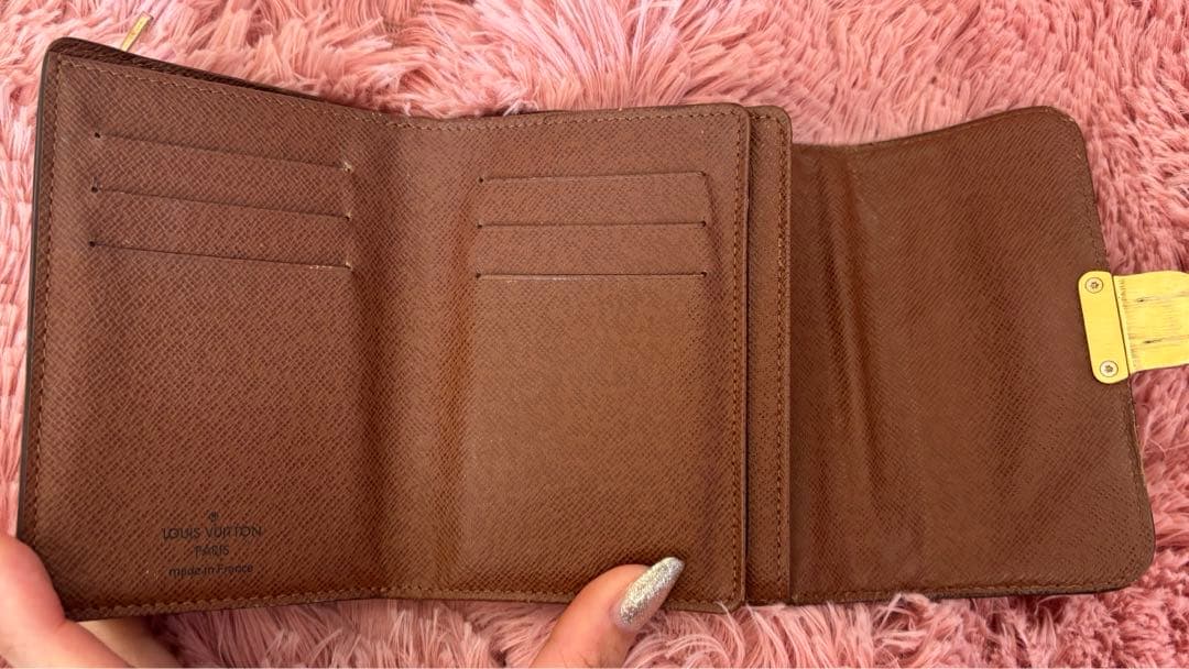 【美品】ルイヴィトン　モノグラム　ポルトフォイユジョイ　コンパクト　折り財布