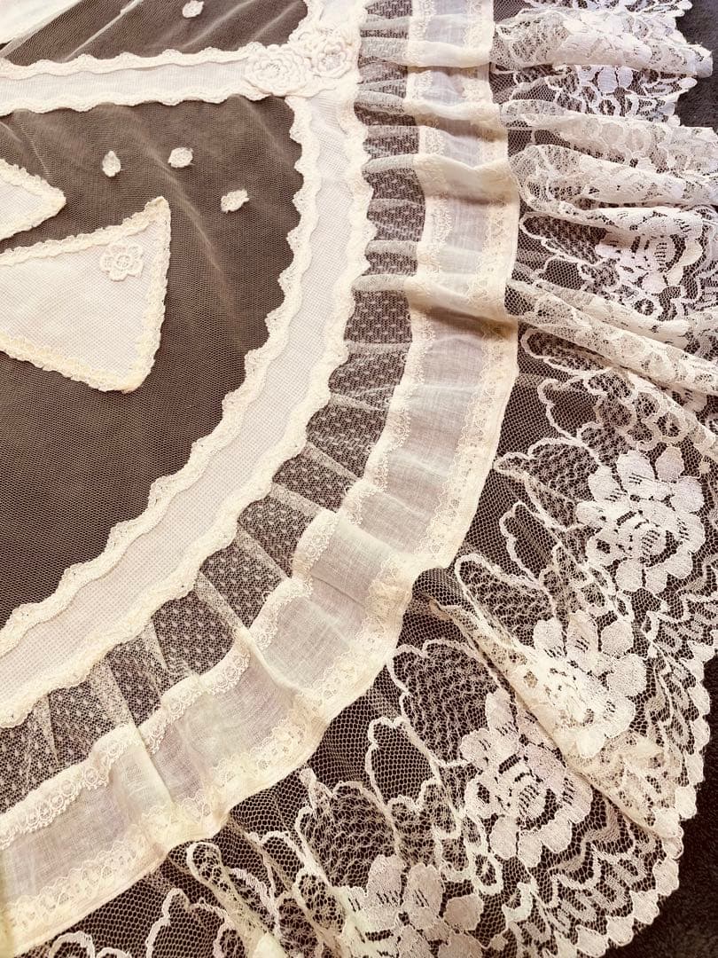 ❤️さえら★サエラ★リボンモチーフが可愛いテーブルクロス❤️シャビーシック★姫系★