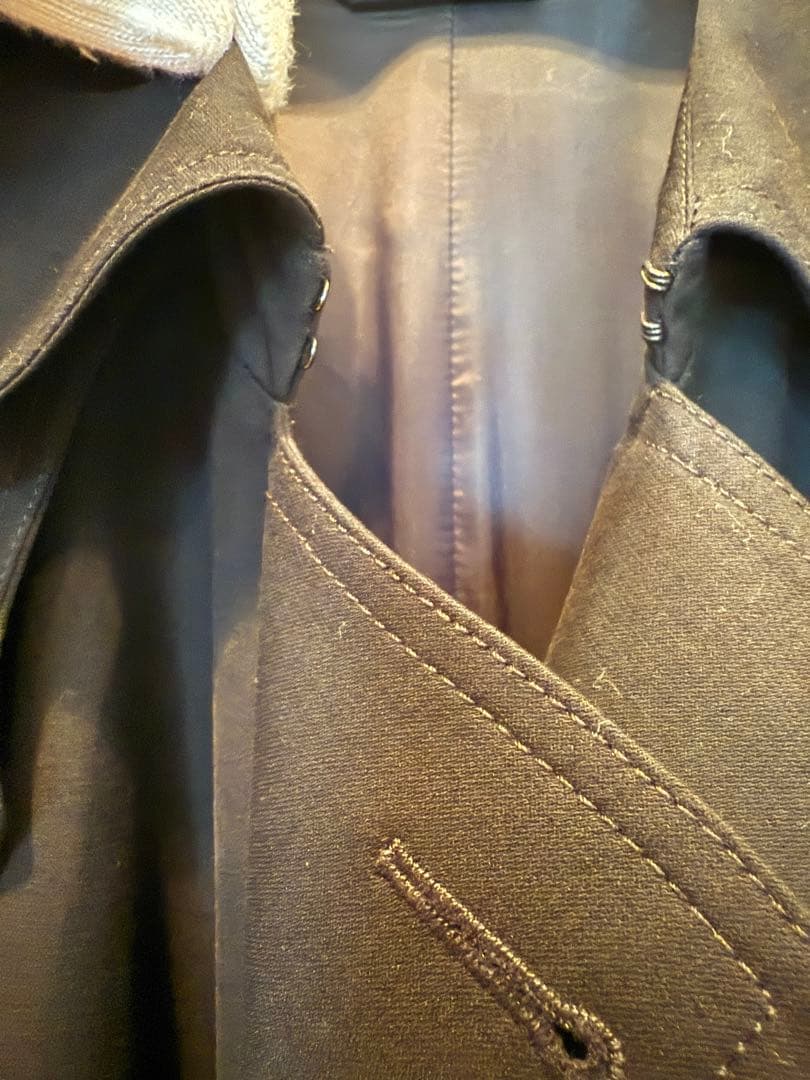 美品　Margiela 2010AW ロングトレンチコート ブラック