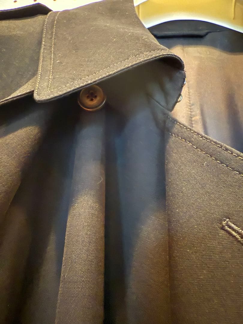 美品　Margiela 2010AW ロングトレンチコート ブラック