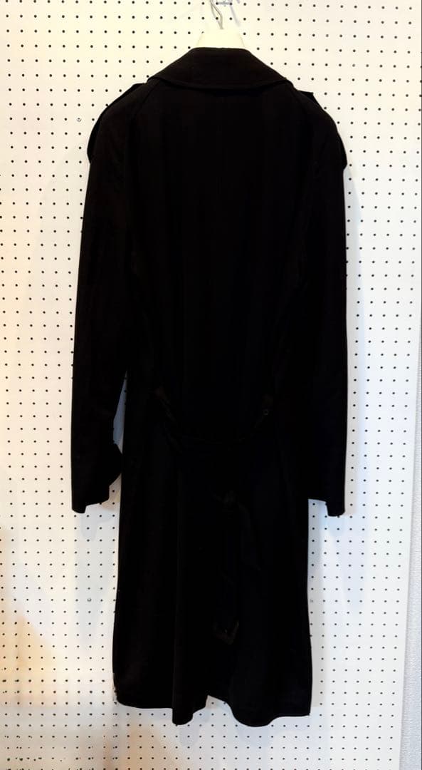美品　Margiela 2010AW ロングトレンチコート ブラック