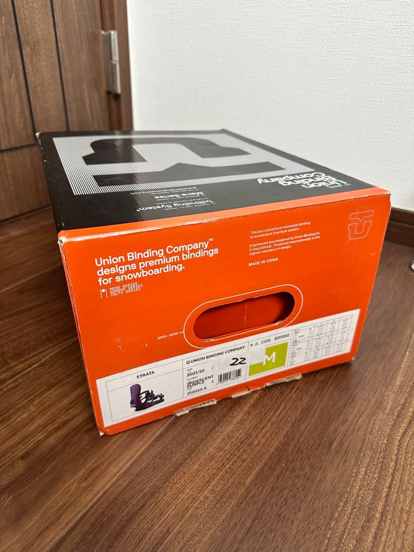 UNION STRATA ユニオン バインディング M 紫 '21-'22