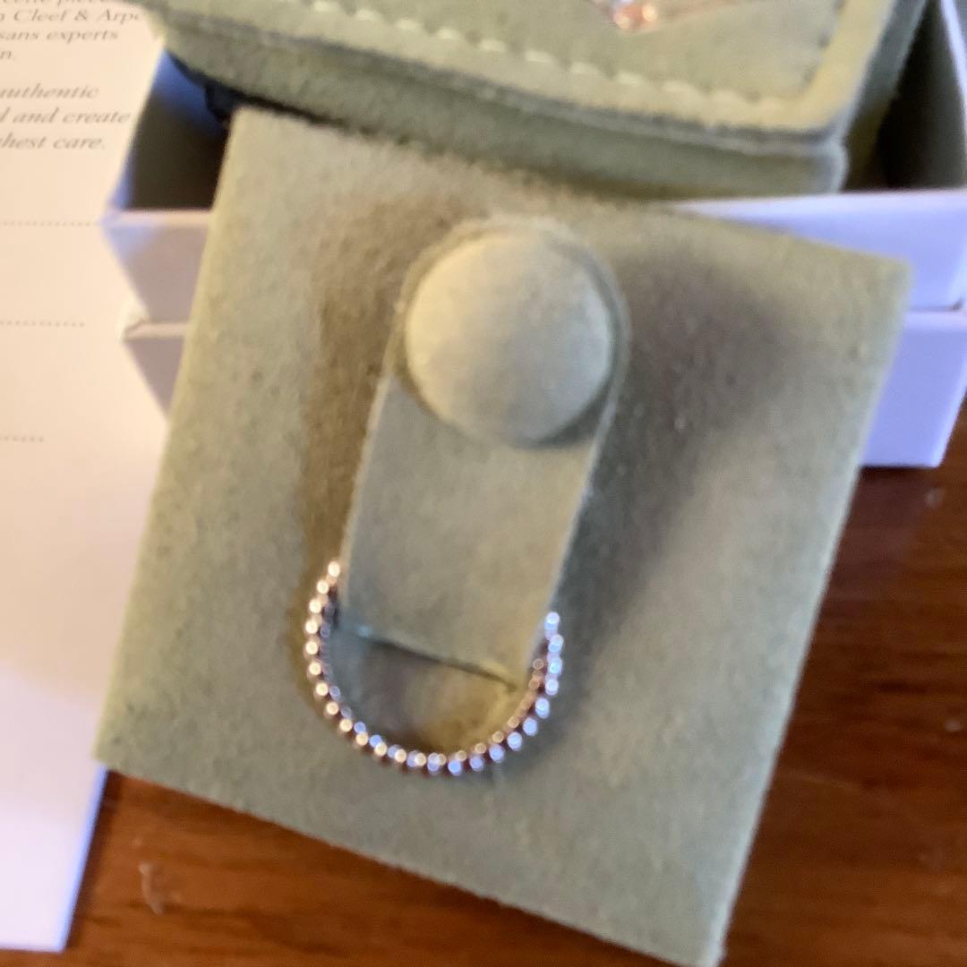 美品　ヴァンクリーフ　ペルレ　スモール　WG