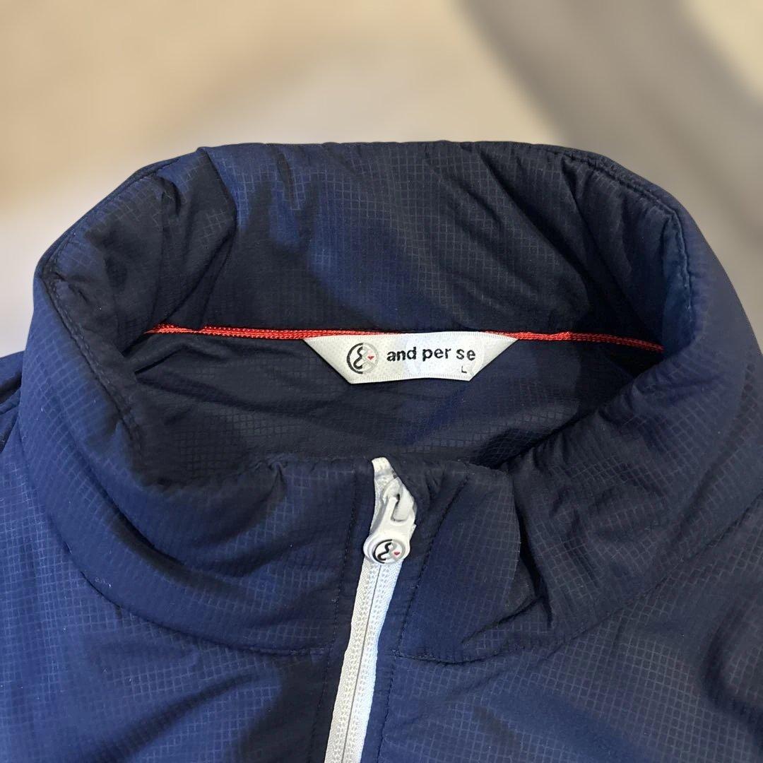 tonynuova and per se ネイビー ダウンジャケット