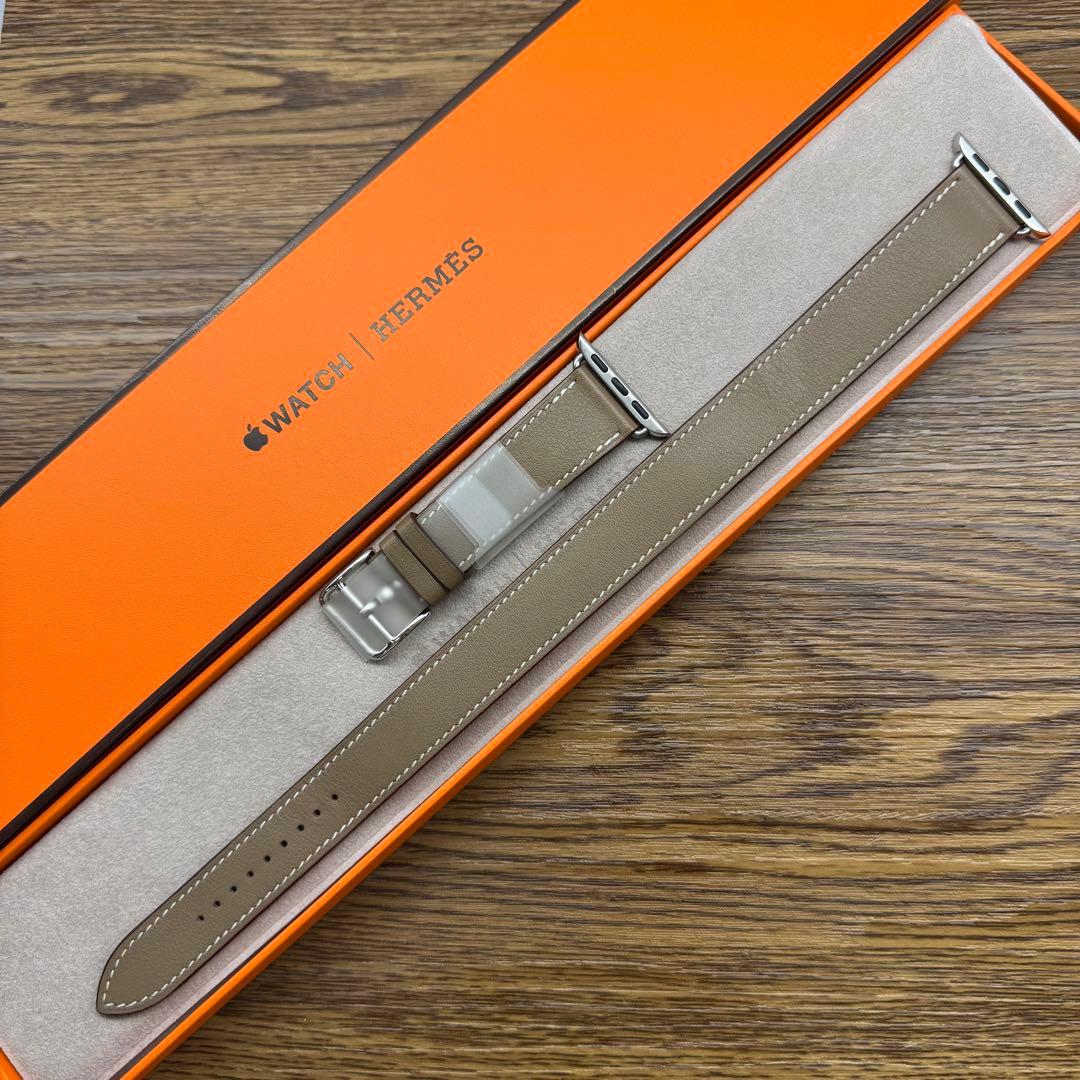 2195 Apple Watch エルメス　エトゥープ　ドゥブルトゥール　二重