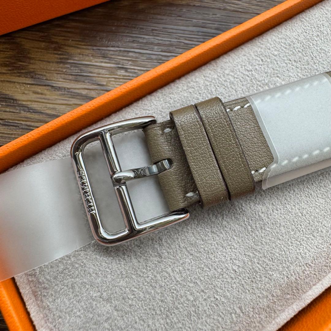 2195 Apple Watch エルメス　エトゥープ　ドゥブルトゥール　二重