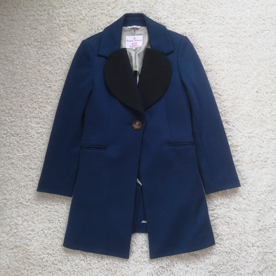 ヴィヴィアンウエストウッド　ラブジャケット　コート　ネイビー　2