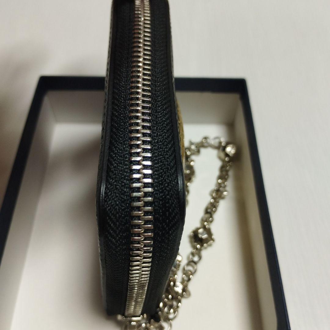レア 未使用 日本製 PELLE MORBIDA チェーン付き コンパクト 財布