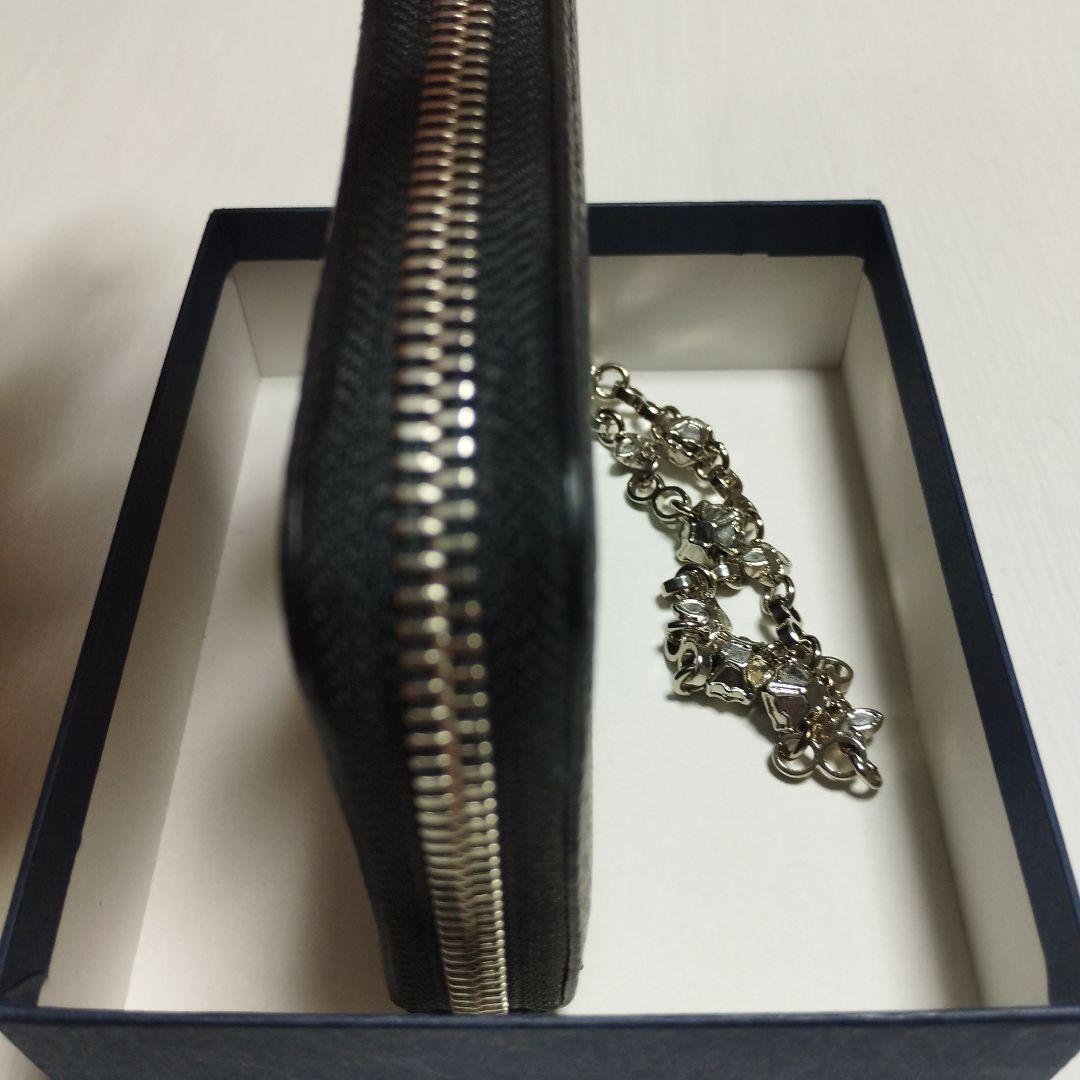 レア 未使用 日本製 PELLE MORBIDA チェーン付き コンパクト 財布