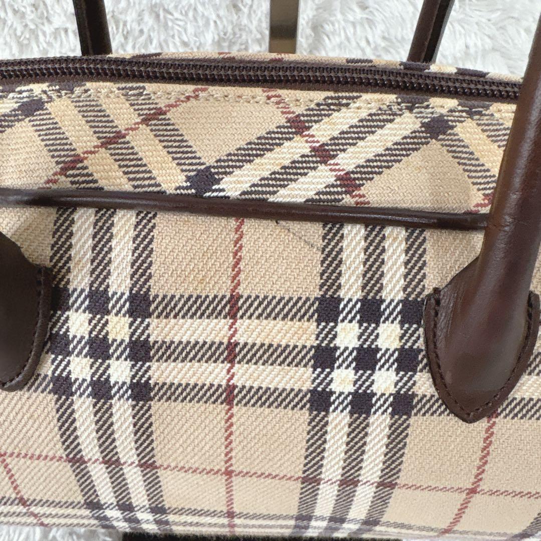 BURBERRY BLUE LABEL　ミニボストン　ノバチェック　三陽商会