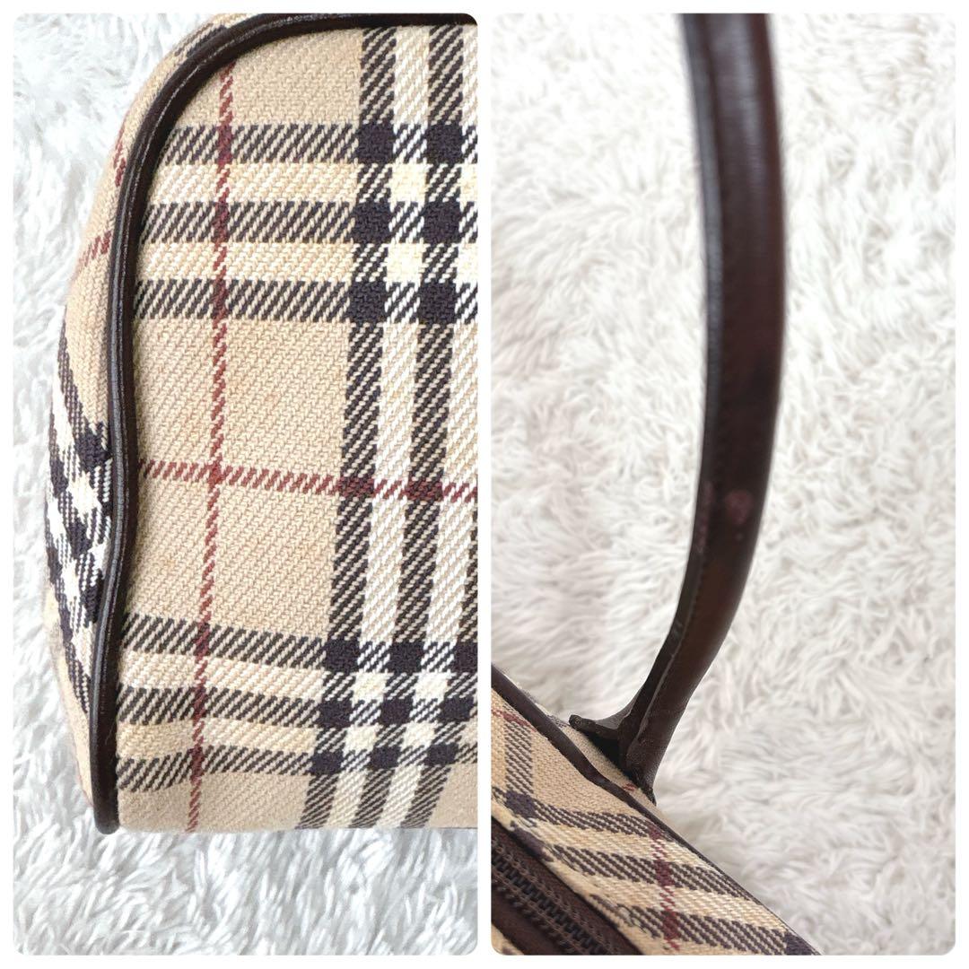 BURBERRY BLUE LABEL　ミニボストン　ノバチェック　三陽商会