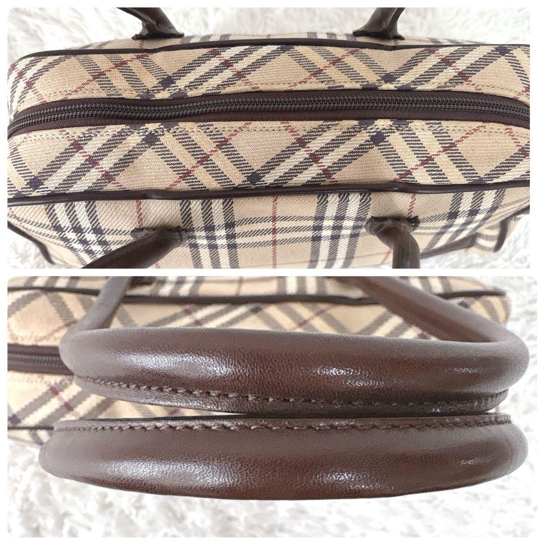 BURBERRY BLUE LABEL　ミニボストン　ノバチェック　三陽商会