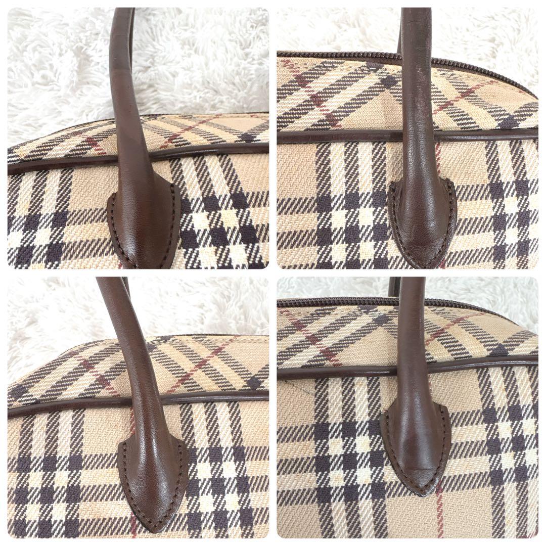 BURBERRY BLUE LABEL　ミニボストン　ノバチェック　三陽商会