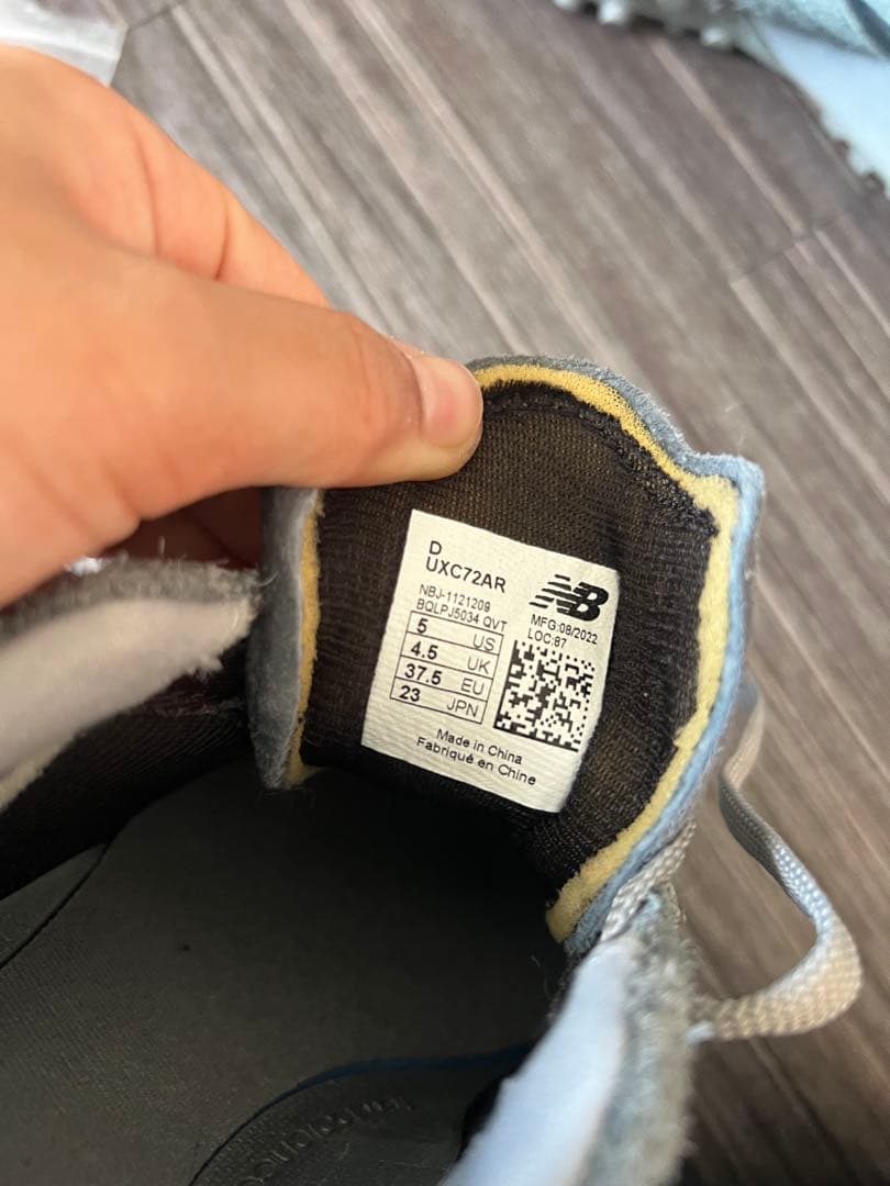 AURALEE×New Balance「XC-72」ブルー 23.0 新品未使用