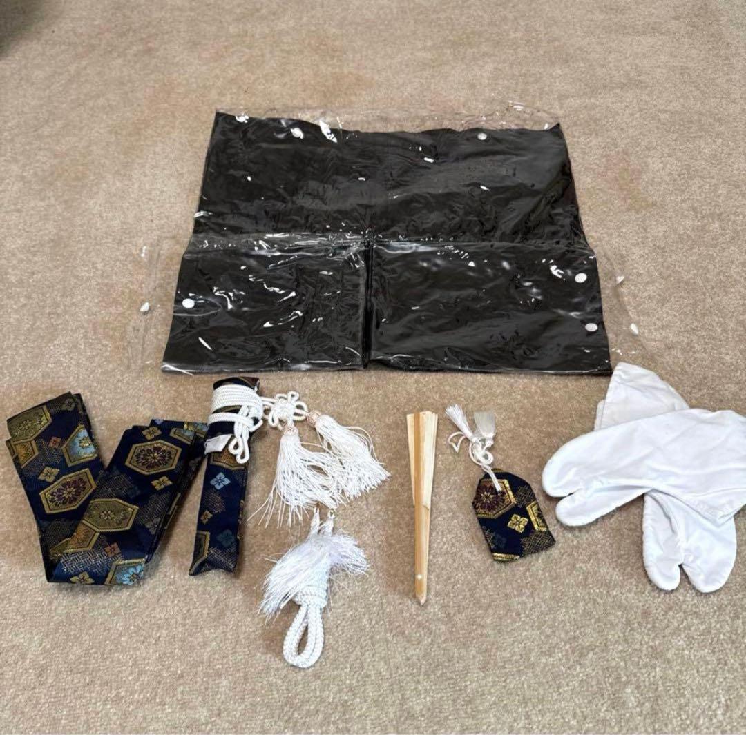 七五三　男の子　5歳　袴　羽織　フルセット