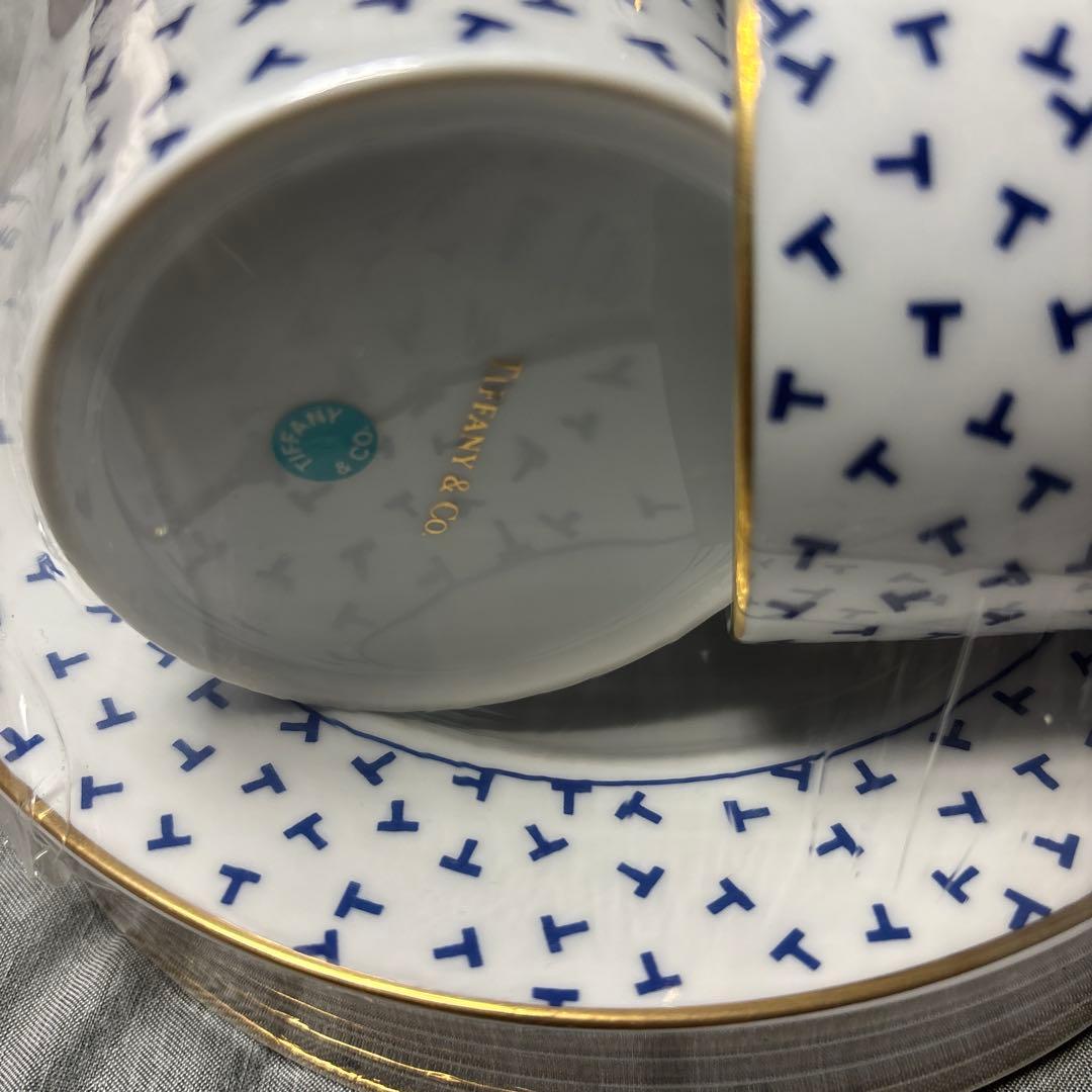 Tiffany ティファニー ダンシングT ココット&中皿 5客セット 未使用近