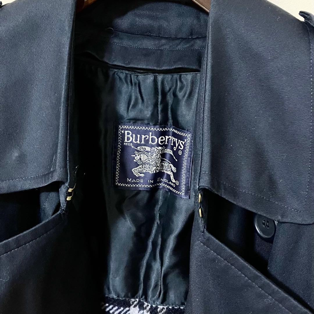 Burberrys バーバリー トレンチコート ダブル ライナー ネイビー L