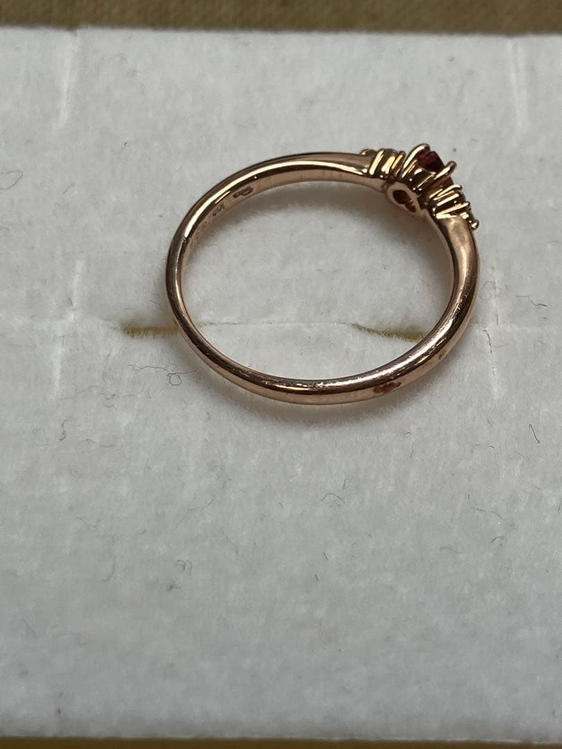 k10ハートが可愛いリング9号