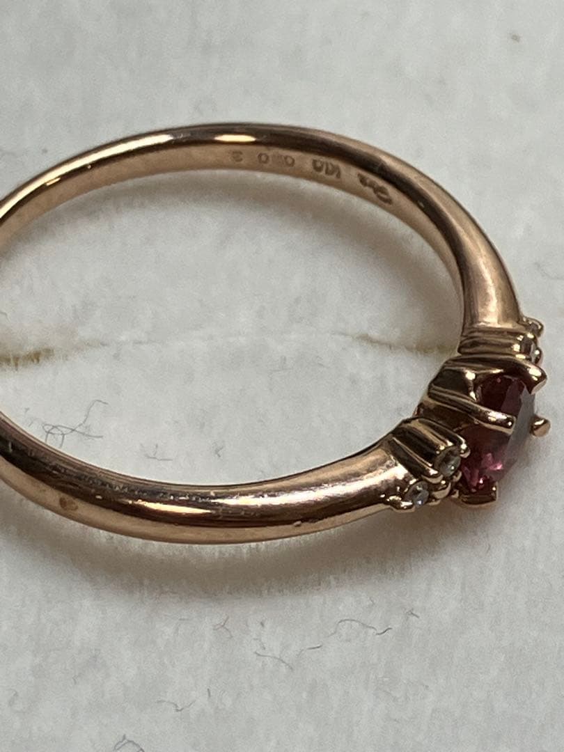 k10ハートが可愛いリング9号