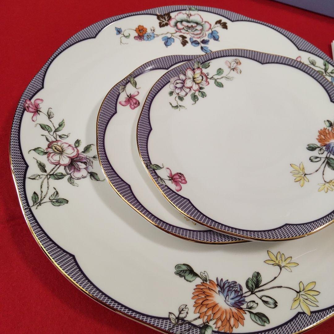 ウェッジウッド 花柄プレート3枚セット ★フォーチュン★新品