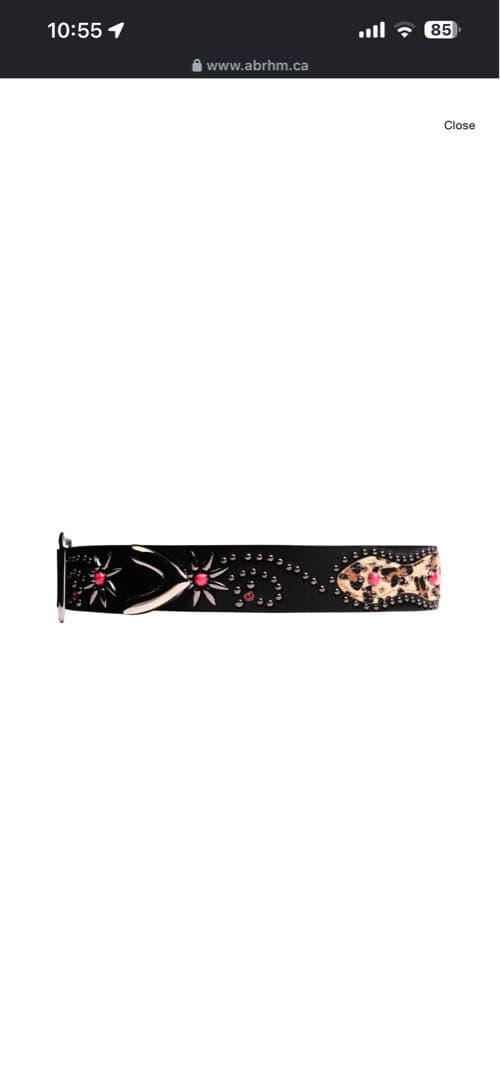 マ*読様 ABRAHAM スタッツベルト　HTC系　レオパード