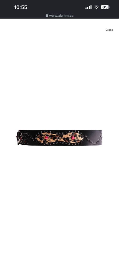 マ*読様 ABRAHAM スタッツベルト　HTC系　レオパード