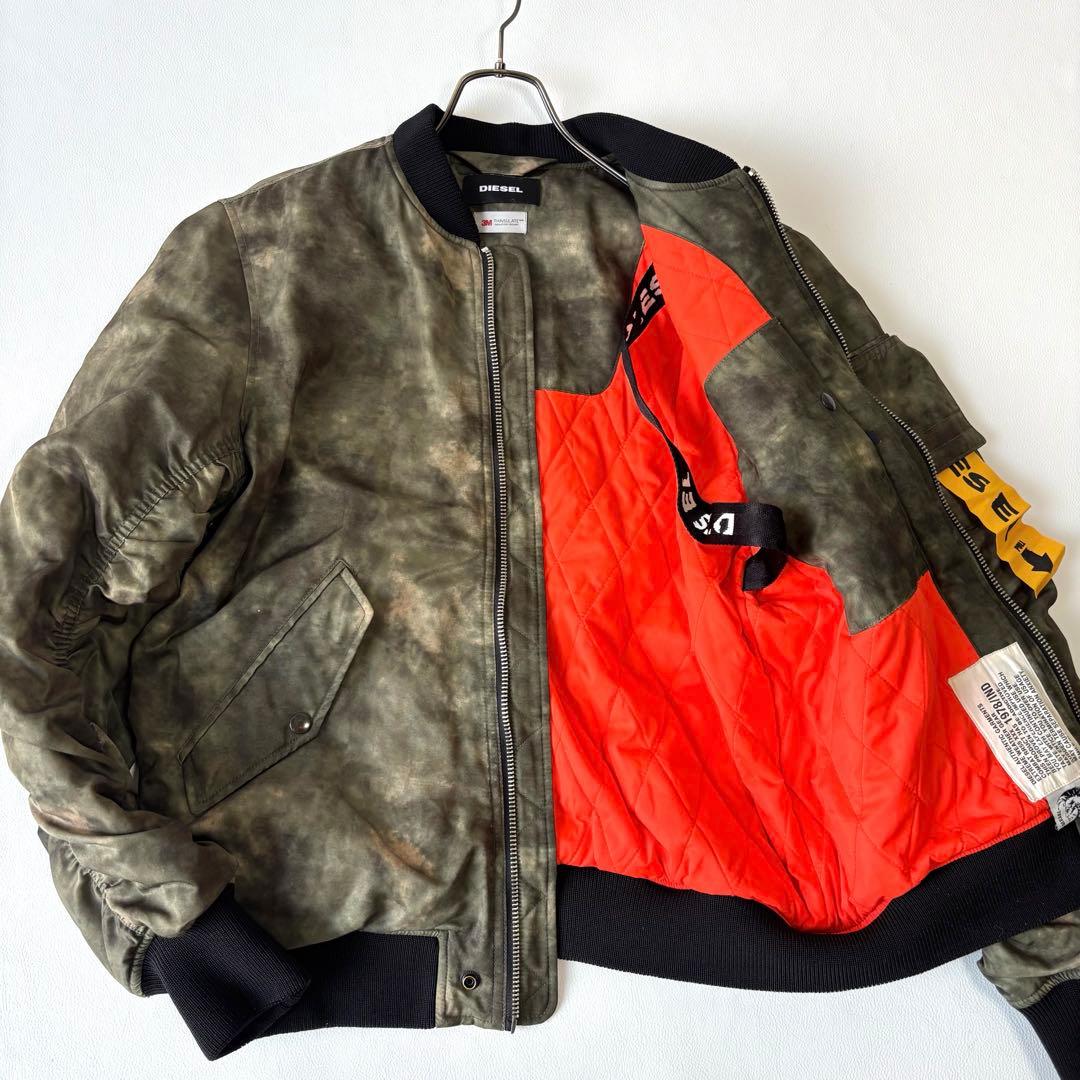 【希少Lサイズ】ディーゼル ma-1/フライトジャケット THINSULATE
