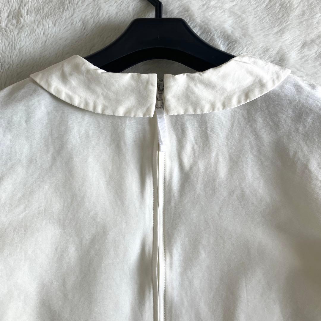 p*h様 フォクシー FOXEY コットンシルクプリーツスリーブブラウス 40