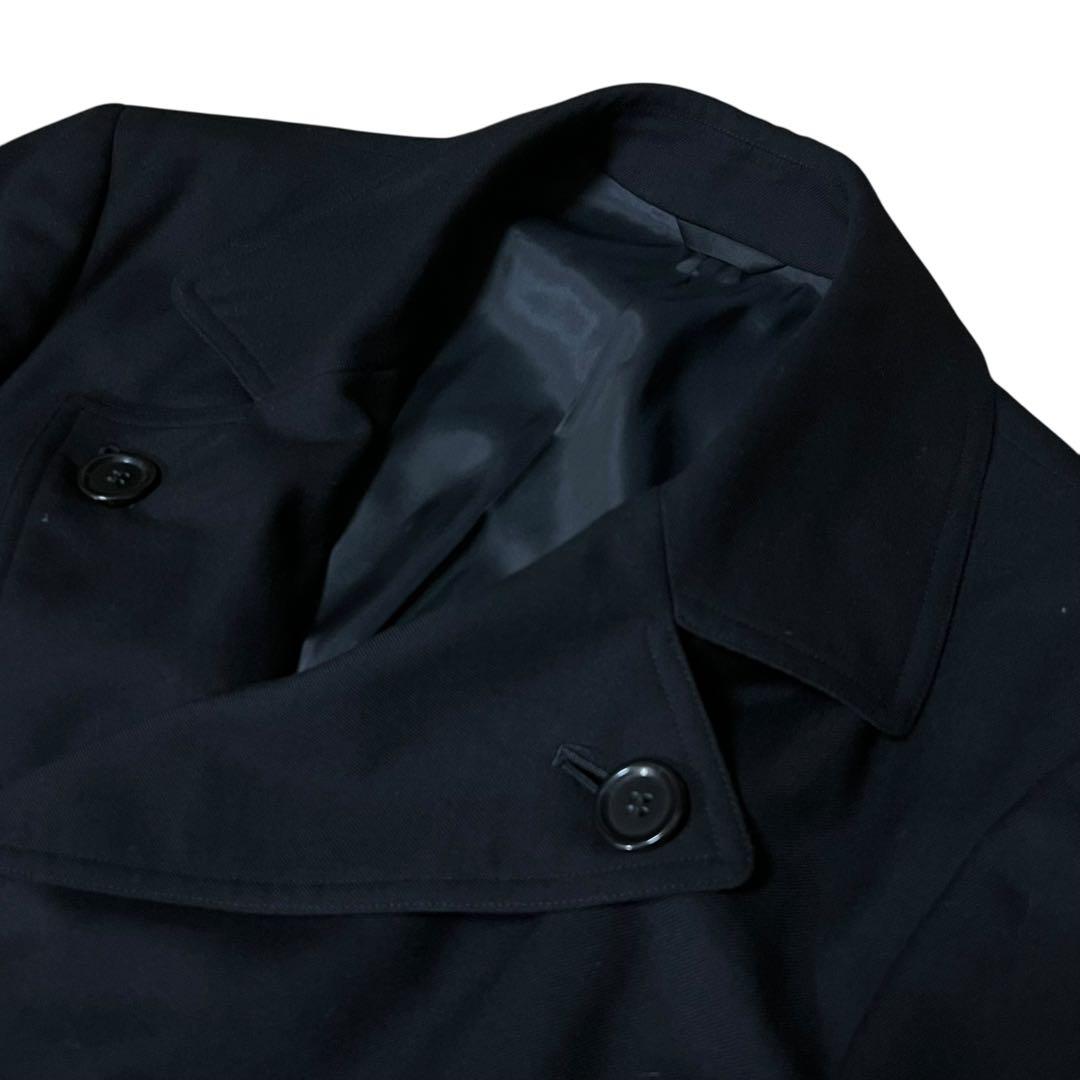 極美品 yohji yamamoto A.A.R ウールトレンチコート ブラック