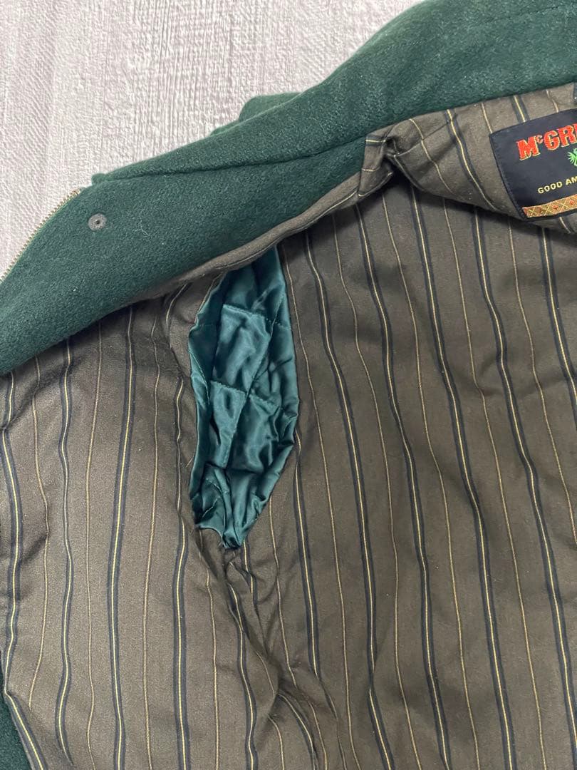 極美品!80's McGREGOR A-2 wool bomber jacket