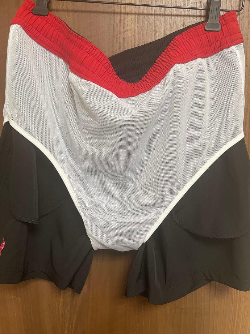 【新品未使用】POLO Ralph Laurenポロロゴ刺繍入り黒水着M