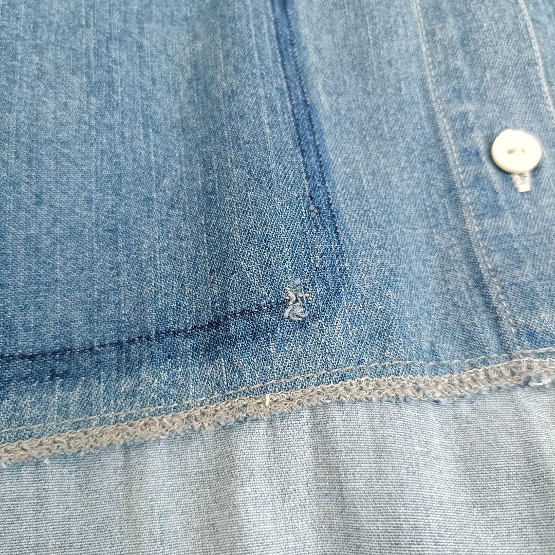 RH Vintage パッチワークデニムフリルワンピース ドレス