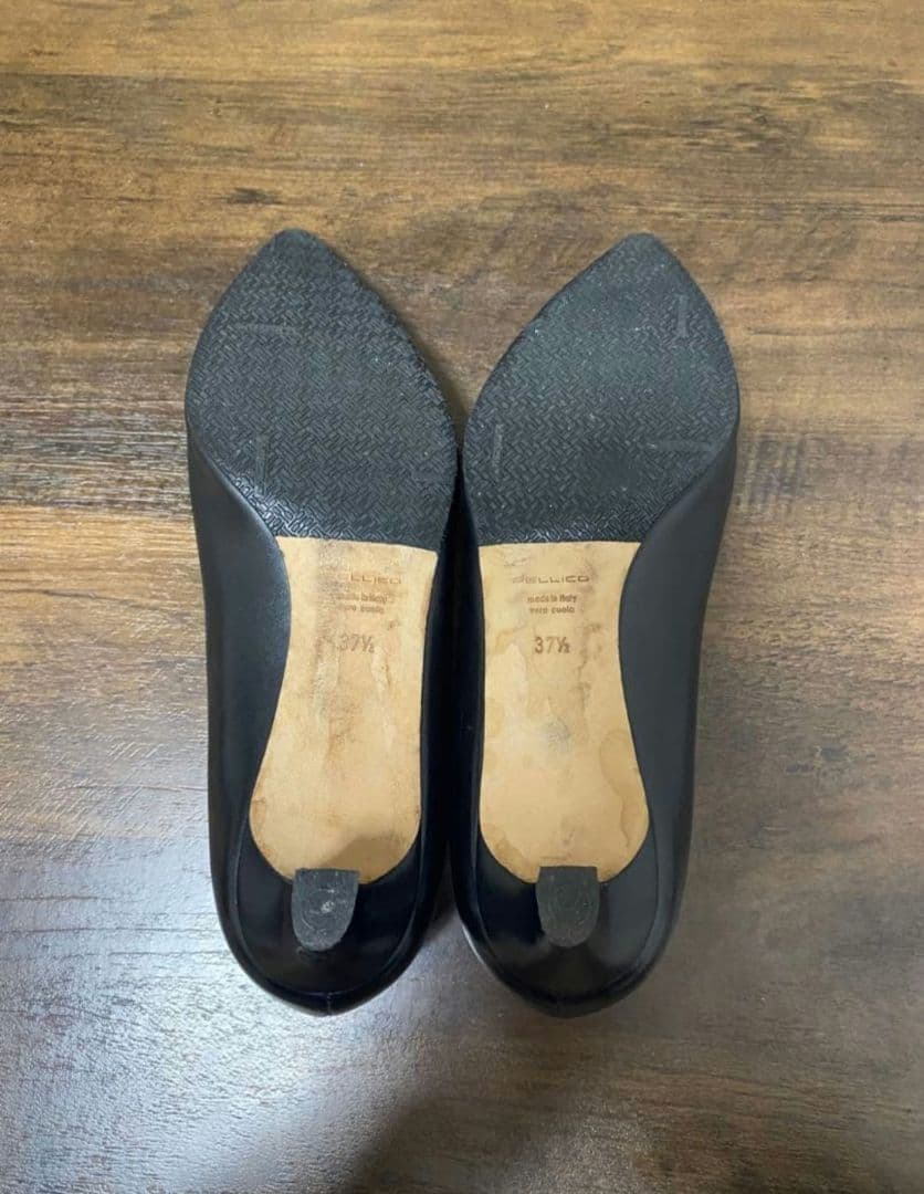 ANDREA アネッリ スムース パンプス 3.5cm ブラック　37.5