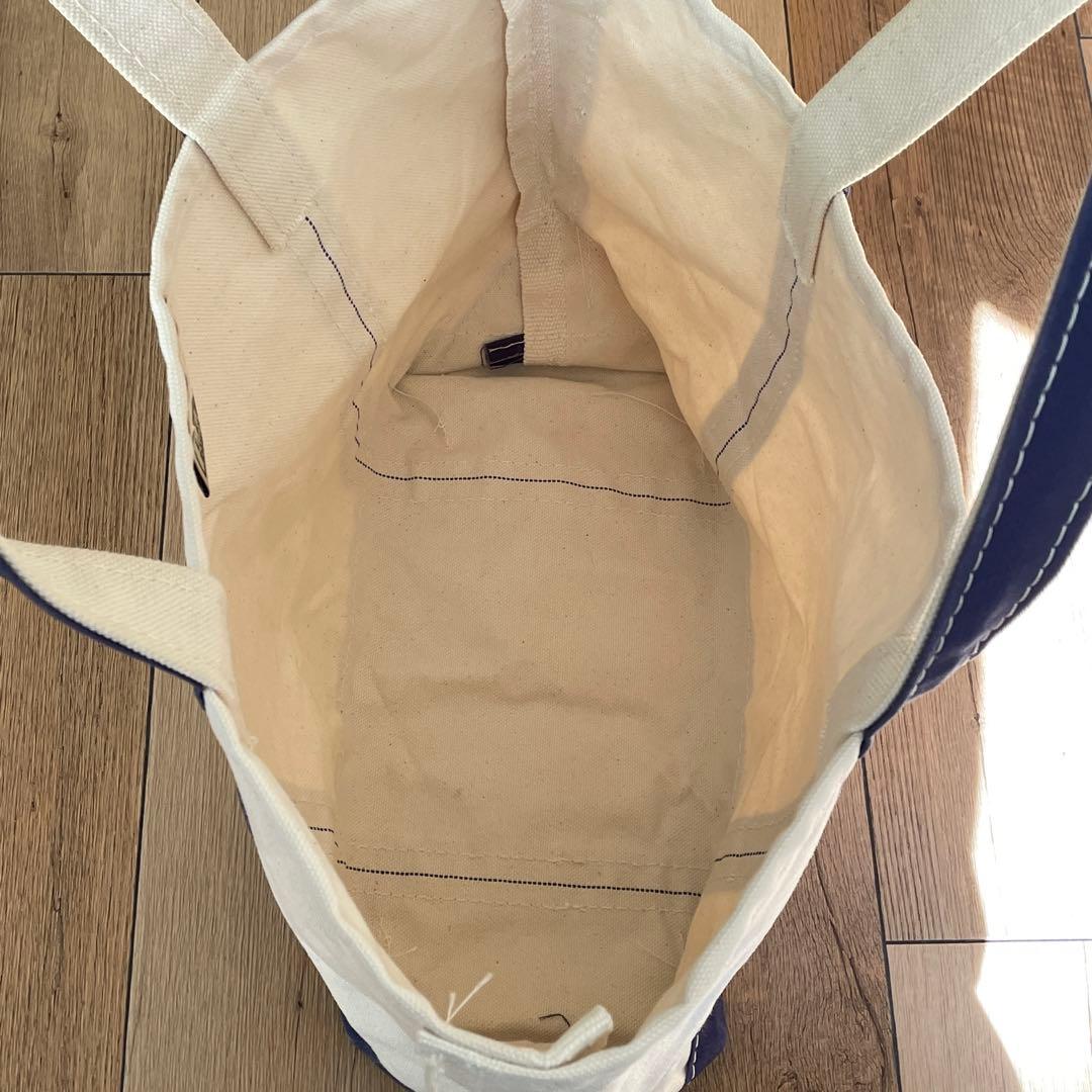 L.L.Bean トート オープン・トップ M ブルー 美品 ビンテージ