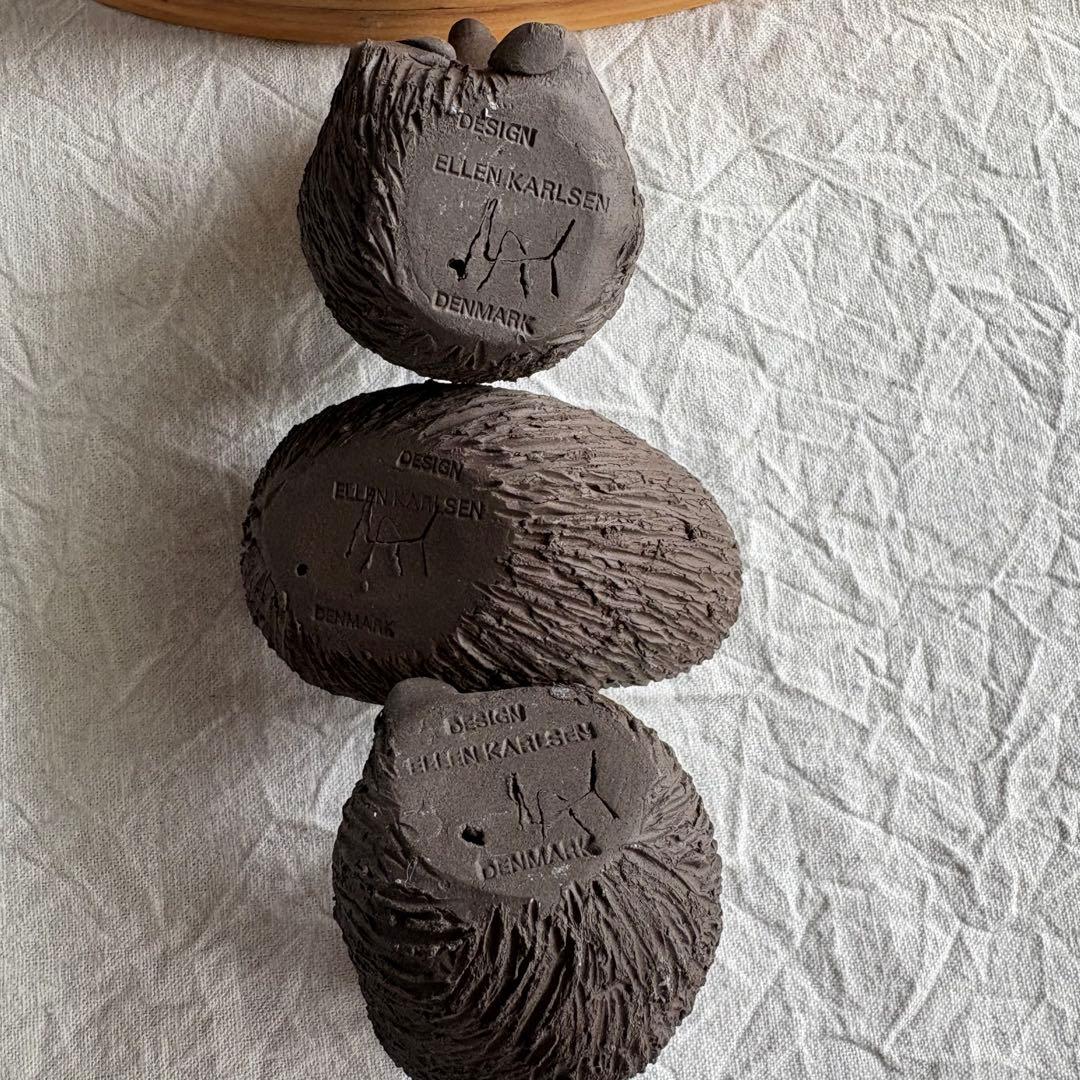 Hedgehog trio KÄHLER ⋆༶⠜ケーラー ハリネズミ 3兄弟