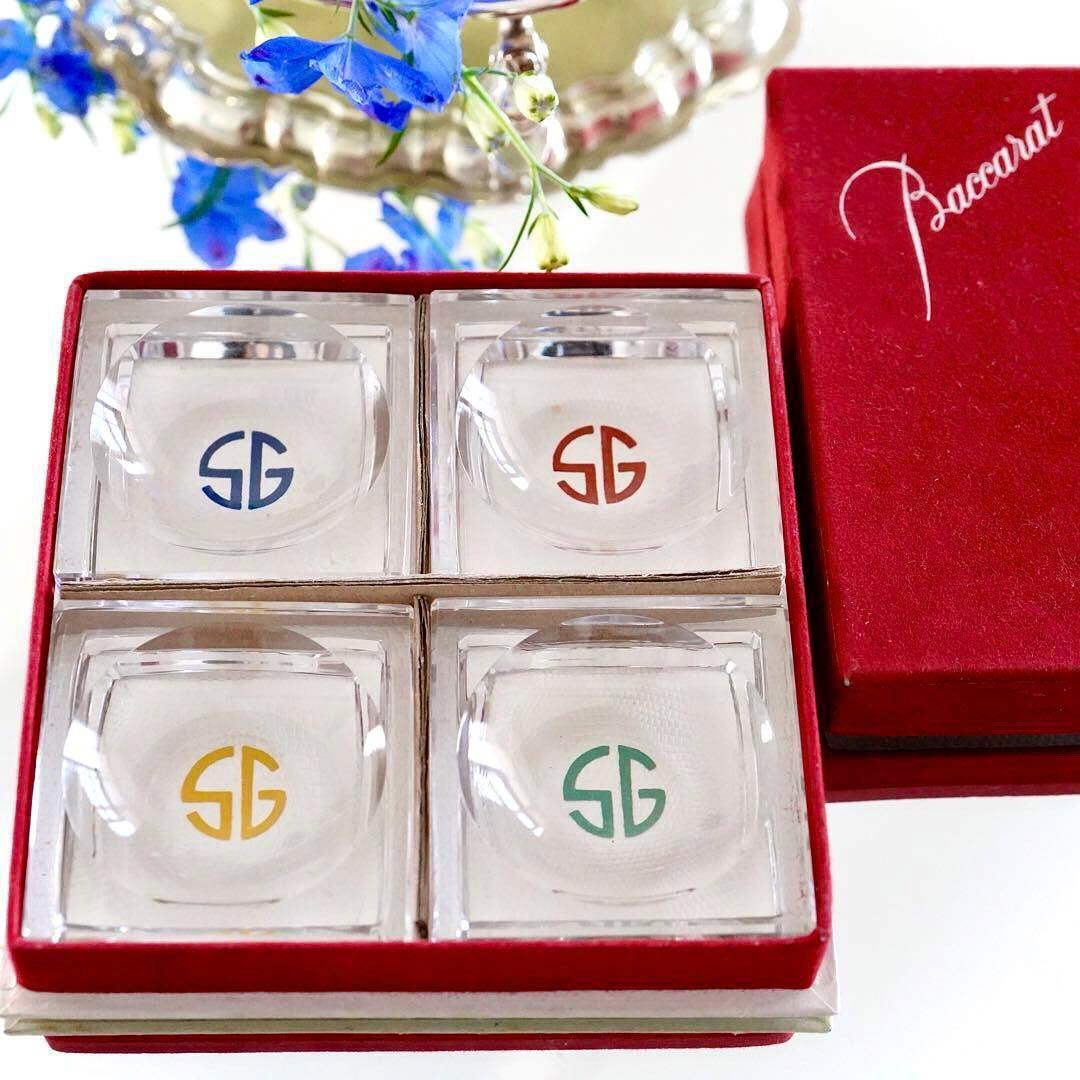 美品★オ－ルドバカラ★バターディッシュ 皿★塩入れ★ジョセフィーヌ ベイカー希少