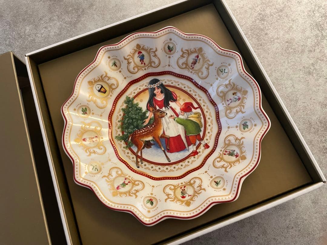 Villeroy&Boch ビレロイアンドボッホ クリスマスプレート 3枚