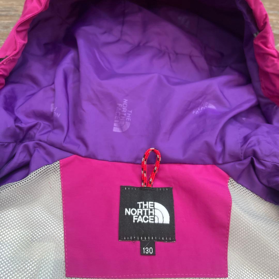 ノースフェイス　130 スキーウェア　パンツ　サイドフルオープン　高機能　女の子