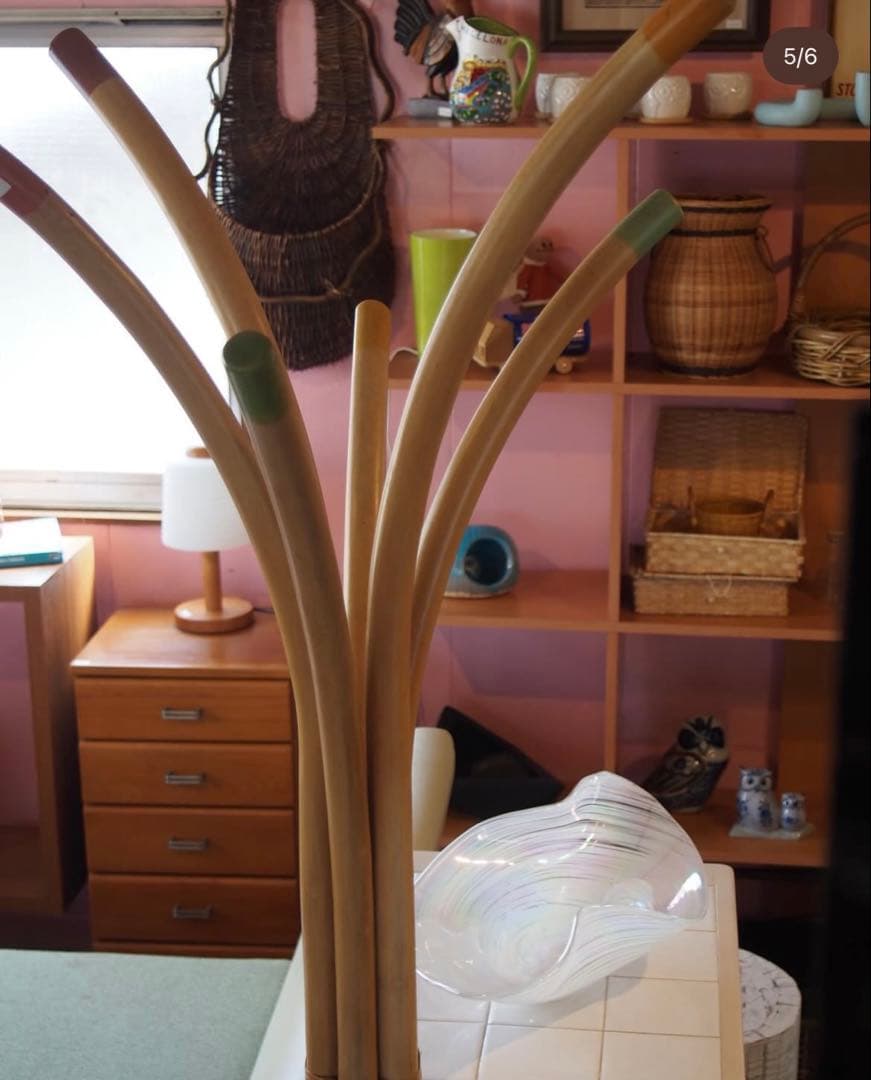 ラタン製コートスタンド【monoroom町田】