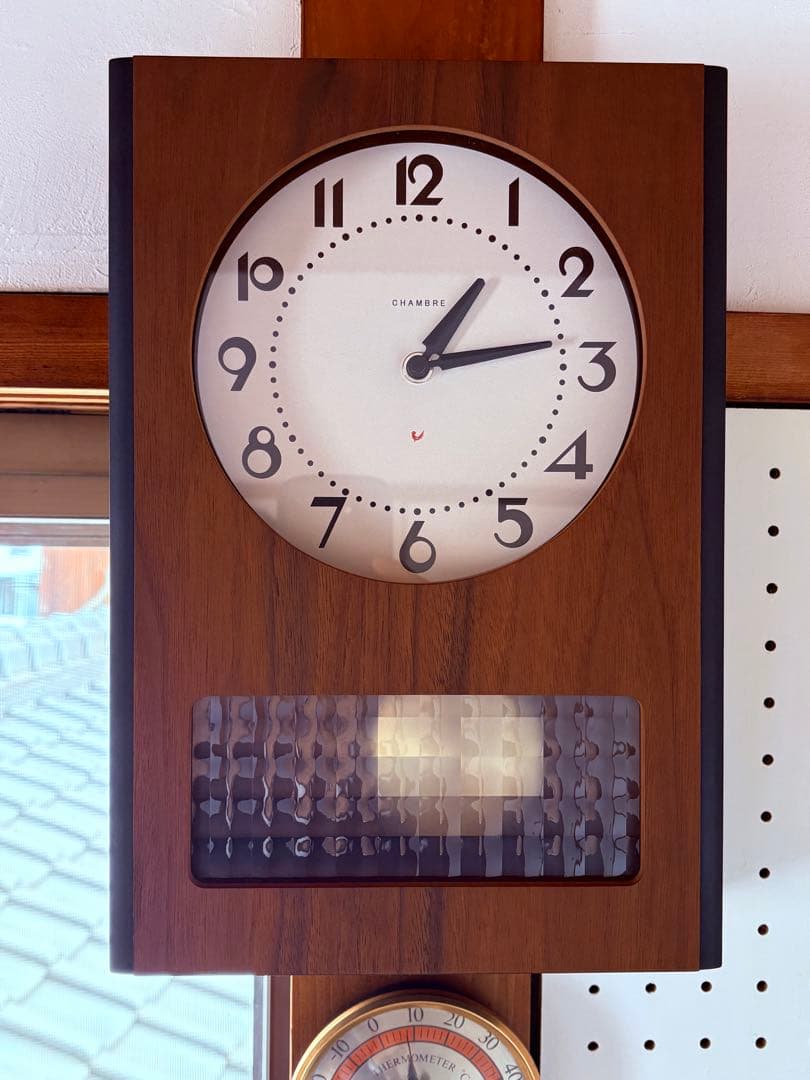 CHAMBRE 壁掛け時計 CH-077WN